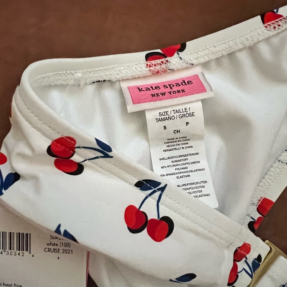 Kate Spade Cherry one piece bathing suit - Picture 4 of 6